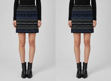 spódnice plisowane niebieska: House, Women`s skirt, size XS