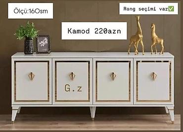 Kamod – zərif dizaynlı, ağ rəngdə, qızılı çərçivə və qızılı romb lalafo.az -da Kamod – zərif dizaynlı, ağ rəngdə, qızılı çərçivə və qızılı romb