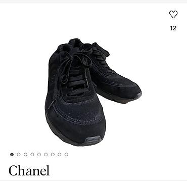 krosovka: Chanel qadın krossovkası – tam qara rəng - Model: Chanel sneakers - — 1