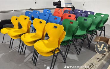 Ofis masaları: Kurslar üçün 1 Nəfərlik Parta Komplekti Müasir dəmir mebelin — 8