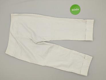 jeansy biale: Spodnie 3/4 damskie, rozmiar M — 3