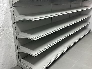Металлический торговый стеллаж для магазина - Конструкция: модульная at lalafo.kg Металлический торговый стеллаж для магазина - Конструкция: модульная