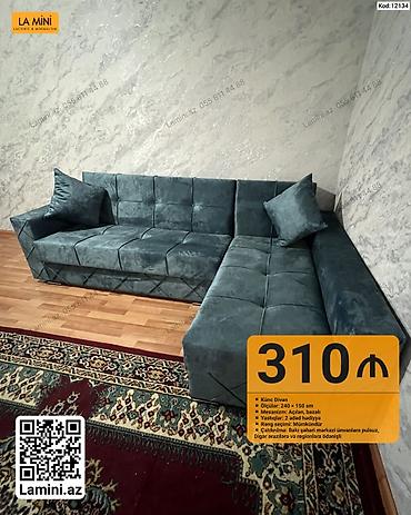Künc divan – La Mini - Ölçülər: 240 × 150 sm - Mexanizm: açılan lalafo.az -da Künc divan – La Mini - Ölçülər: 240 × 150 sm - Mexanizm: açılan