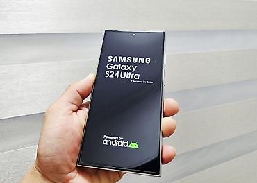note 2: Samsung Galaxy S24 Ultra, Б/у, 512 ГБ, цвет - Серебристый, 1 SIM, 2 SIM — 1