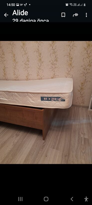 воздушная кровать: Новый, Односпальная кровать, Без подьемного механизма, С матрасом, Без выдвижных ящиков, Беларусь