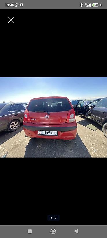 белый матиз: Nissan Pixo: 2009 г., 1 л, Механика, Бензин, Хэтчбэк — 2