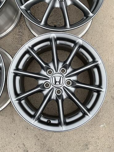7 5j: Литые Диски R 17 Honda, Комплект, отверстий - 5, Б/у — 4