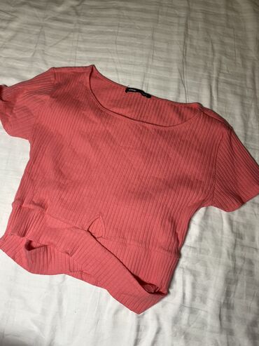 ženske majice za punije osobe: L (EU 40), Pamuk, bоја - Crvena