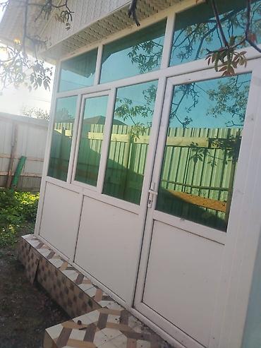 ofis əşyaları: PVC plastik qapı-pəncərə dəsti - Material: Ağ rəngli PVC profil - — 1