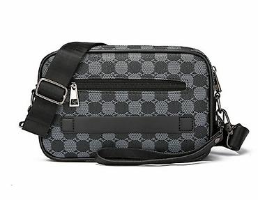 Барсетки: Барсетка, Материал: Комбинированный материал, Застежка на молнии, Новый — 5