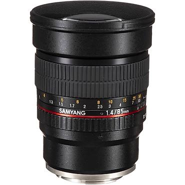 Foto və videokameralar: Samyang 85mm f/1.4 AS IF UMC obyektiv Sony üçün - Fokus məsafəsi: 85 — 4