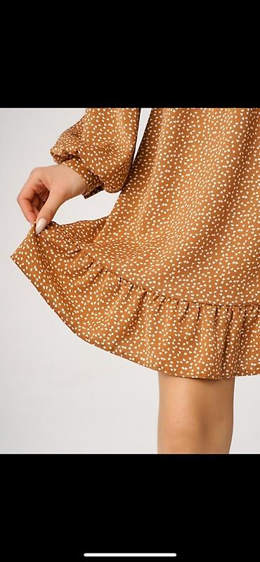 Личные вещи: Повседневное платье, Made in KG, Короткая модель, На запах, M, L, XL — 7