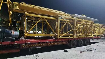 Услуги автовышки, крана: Секции башенного крана (металлоконструкции) - Жёлтые решетчатые — 6