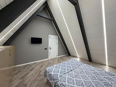 Günlük kirayə evlər: A‑Frame üslubunda müasir istirahət evi - Şəxsi həyət: yüksək — 23