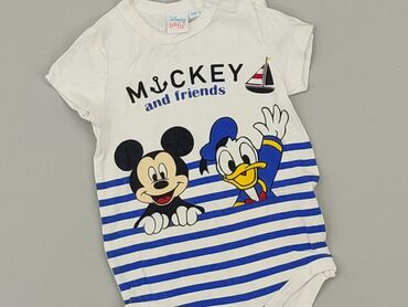 sukienki letnie koronkowe białe: Body, Disney, 6-9 months, 
condition - Very good