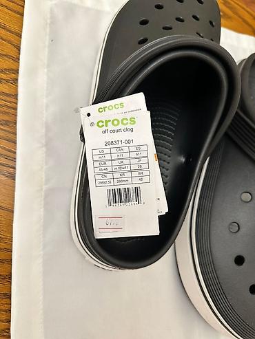 Босоножки, сандалии, шлепанцы: Мужские сандалии, 45, Crocs, Новый, цвет - Черный, Самовывоз — 5