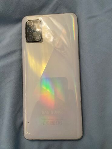 телефон флай ds124: Samsung A51, 128 ГБ, цвет - Белый, Сенсорный, Две SIM карты