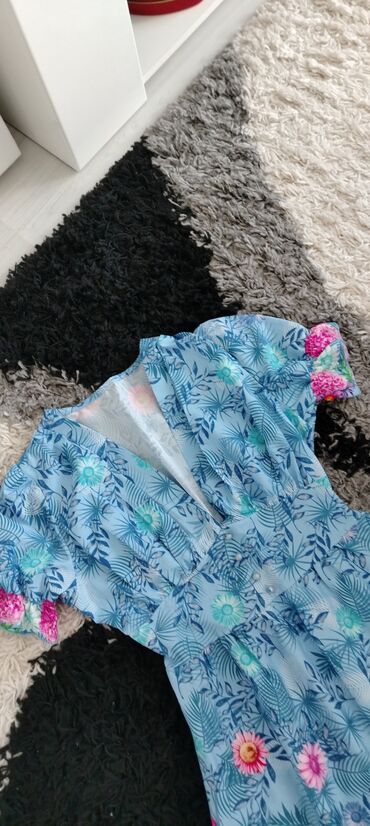 teksas haljine novi pazar: Zara M (EU 38), color - Blue, Cocktail, Short sleeves at lalafo.rs teksas haljine novi pazar: Zara M (EU 38), color - Blue, Cocktail, Short sleeves