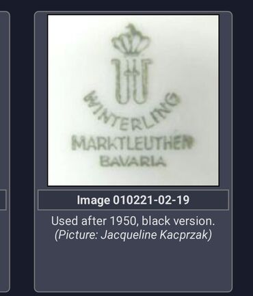 Kuhinjski setovi: Porcelanski set 1959g+ Winterling Marktleuthen. Set perfektan — 14