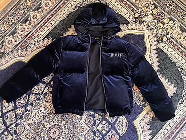 juice couture: Пуховик, Короткая модель, США, С капюшоном, XL — 3