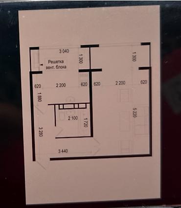 1 комната, 45 м², Тунгуч мкр 5 этаж, Свежий ремонт