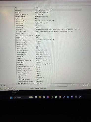 mikrofon mini: İşlənmiş MSI, 17.3 ", Intel Core i7, 1 TB, Ünvandan götürmə, Pulsuz çatdırılma — 2