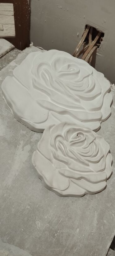 Fasad işləri: Gibsden hazirlanmis 3d güllər və kabancikler satilir yalniz daxilə — 11