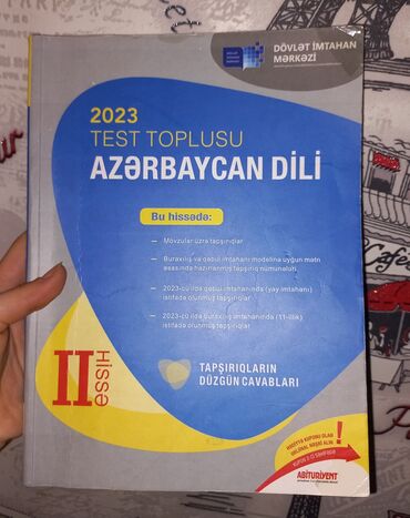 wifi azerbaycan: Azərbaycan dili test toplusu 2ci hissə 2023.Tezedir
