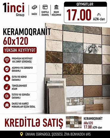 Keramoqranit plitələr – 60x120 Xüsusiyyətlər: - Premium keyfiyyət və