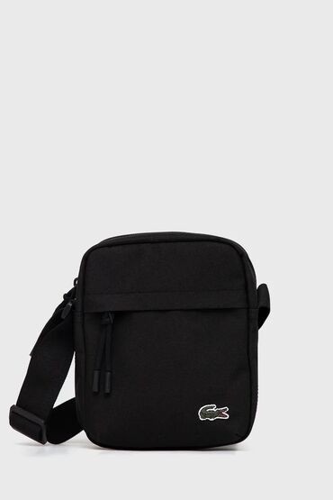 черные сумки через плечо: Продам сумку lacoste 
цена - 2000 сом 
новая