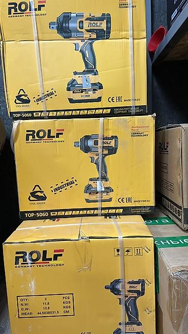 накидной ключ: Аккумуляторный ударный гайковерт ROLF TOP-5040 (Germany Technology) - — 6