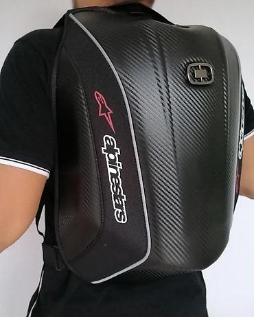 Sportske torbe i rančevi: Moto ranac Alpinestars/OGIO stil – aerodinamični hard shell - Tvrda — 3