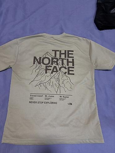 The North Face qısaqollu T‑shirt - Rəng: açıq bej/boz ton - Ön tərəf