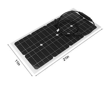 Солнечные электростанции: Солнечная панель с ШИМ‑контроллером заряда Комплект для — 4