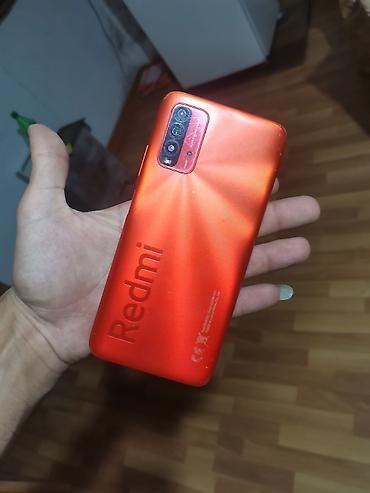 herbi telefon: Redmi 9T, 64 GB, rəng - Narıncı, Barmaq izi — 1