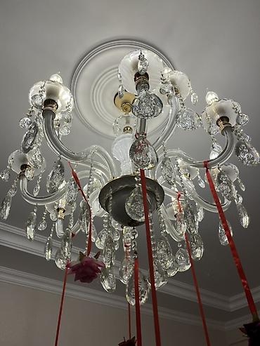 cilcıraq modelləri: Çılçıraq, 8 lampa, Şüşə — 1
