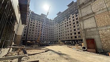 1 комната, 48 м², Ошский мкр., Элитка, 10 этаж, ПСО (под самоотделку)