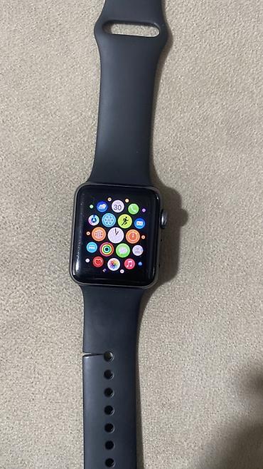 ios 8: Смарт‑часы Apple Watch (алюминий Space Gray) с черным спортивным — 5