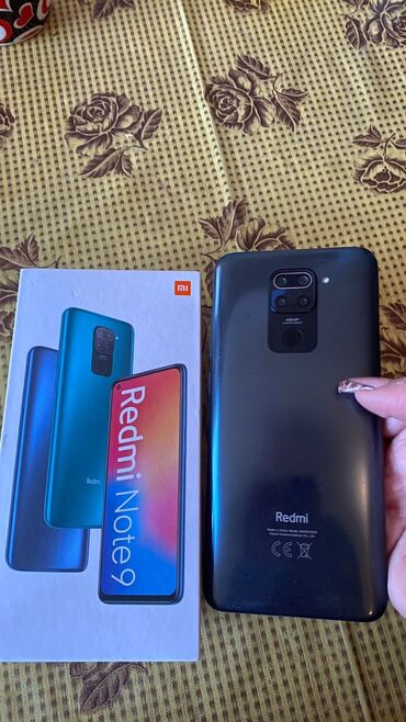 xiomi 12lite: Xiaomi Redmi Note 9, 128 GB, rəng - Mavi, 
 Face ID