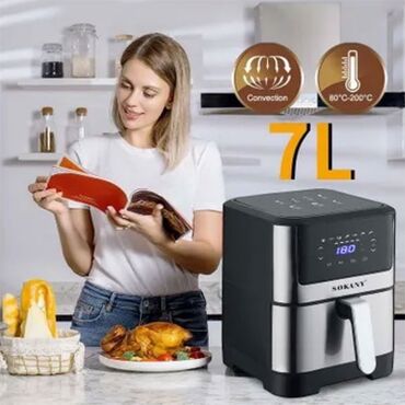 airfryer qiymeti: Qiymet 120 azn Brend: Sokany İstehlak gücü, Vt: 1800 Yağın