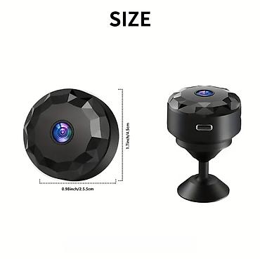 kamera ev ucun: Mini Wi‑Fi Kamera – V720 tətbiqi ilə uzaqdan izləmə Xüsusiyyətlər: - — 3