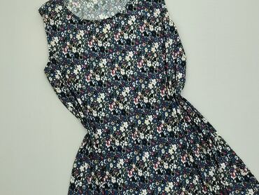 Sukienki letnie: Sarafan XL (EU 42), stan - Idealny, wzór - Print, kolor - Czarny