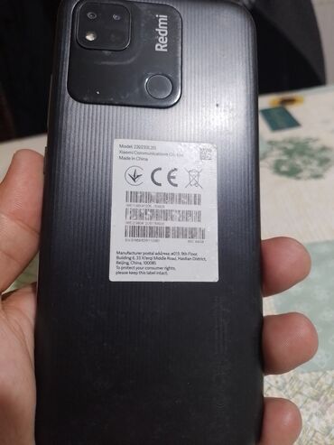 işlenmiş telefonların satışı: Xiaomi Redmi 10C, 64 GB, rəng - Qara