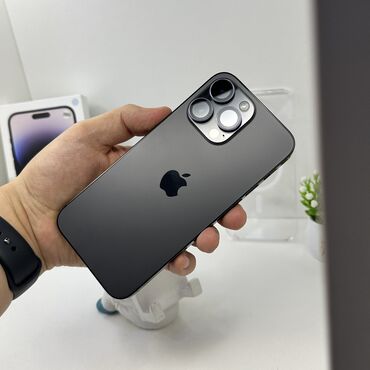 Apple iPhone: IPhone 14 Pro Max, Б/у, 256 ГБ, Черный, Чехол, Кабель, Коробка, 89 %