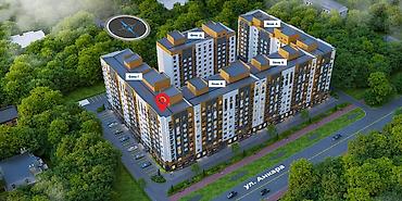 27: 2 комнаты, 67 м², Элитка, 2 этаж, ПСО (под самоотделку) — 5