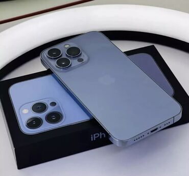 Apple iPhone: IPhone 13 Pro, Б/у, 128 ГБ, Space Gray, Зарядное устройство, Защитное стекло, Чехол, 97 %