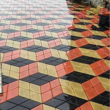 Döşəmə işləri: Hər növ daşların döşənməsi — 14