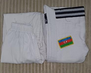 adidas idman geyimleri: Cüdo kimono dəsti. 5-6 yaşa uyğundur — 1