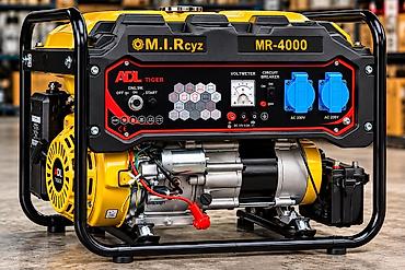 Бензиновый генератор M.I.Rcyz MR-4000 / ADL Tiger в открытой раме. На