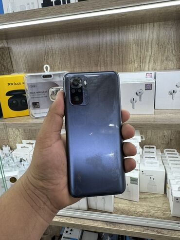 телефоны нот 8: Redmi, Redmi Note 10, Б/у, 64 ГБ, цвет - Черный, 2 SIM